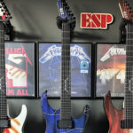 Jim Schwilk at the 2023 NAMM Show showcasing his passion for ESP Guitars