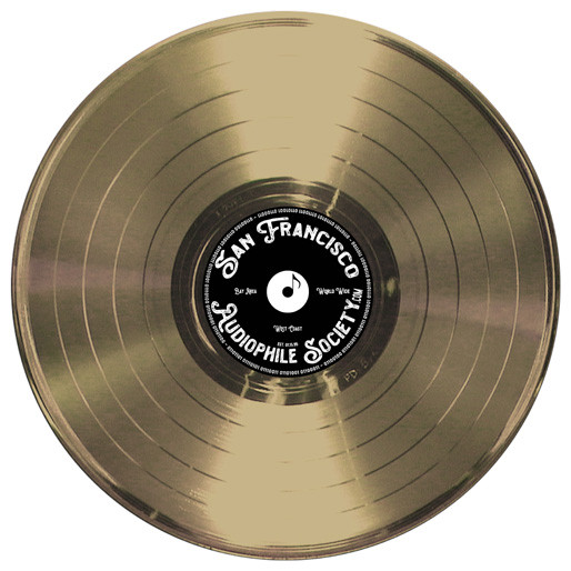 Record Award with Miniature Guitar for Music Achievements