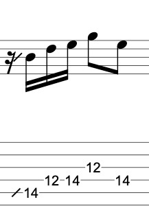 Soloing TAB Example 2