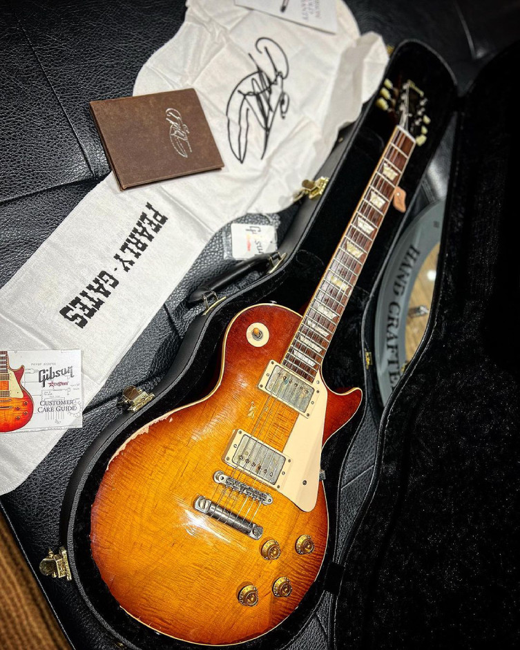 Billy Gibbons and his 'Pearly Gates' Les Paul