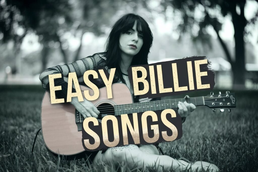 Billie Eilish Ocean Eyes easy guitar song for beginners