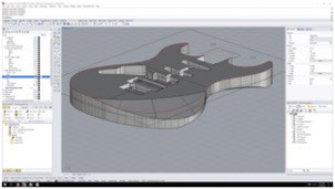 CAD Design for Bespoke Guitars