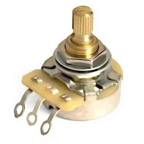 CTS 500K Audio Taper Pro Guitar Pot w/ Brass Shaft for guitars