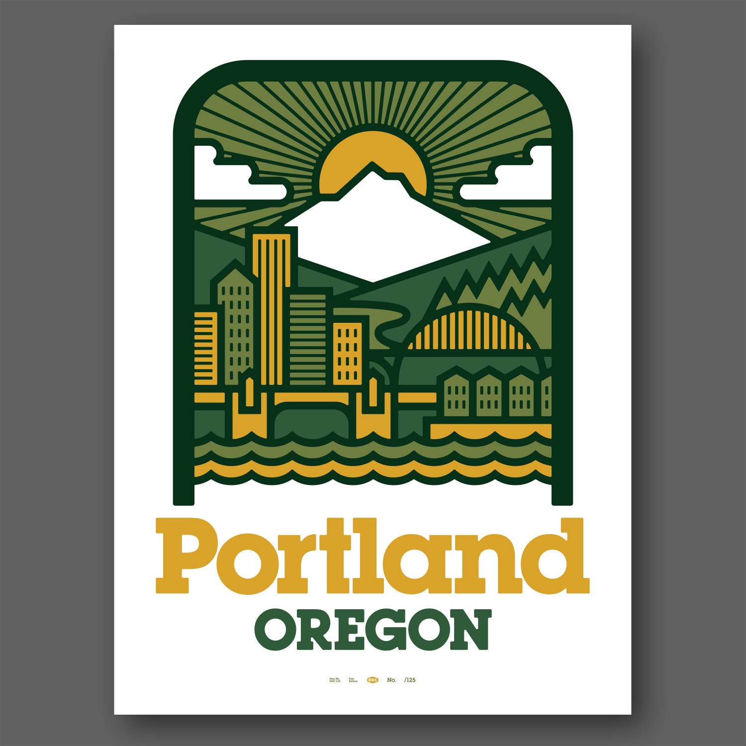 DDC-225 “Portland Sunny Day” Poster