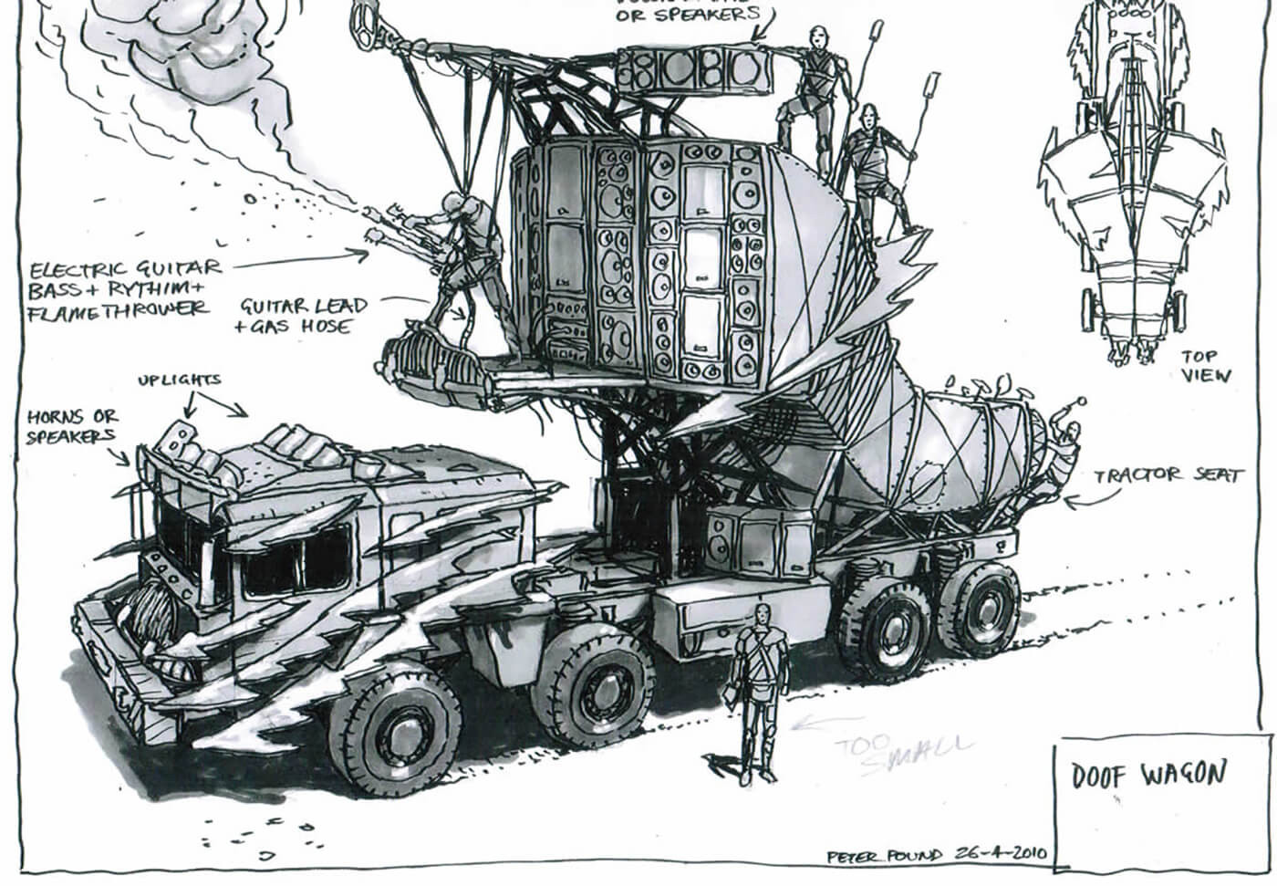 Peter Pound’s concept art, 2010