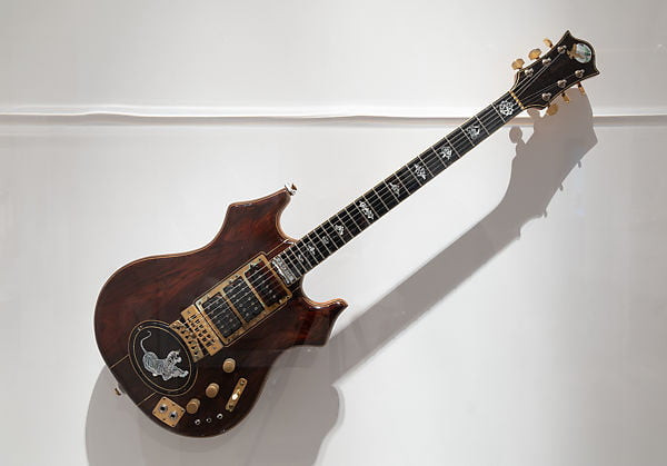 Doug Irwin Tiger Guitar commissioned by Jerry Garcia