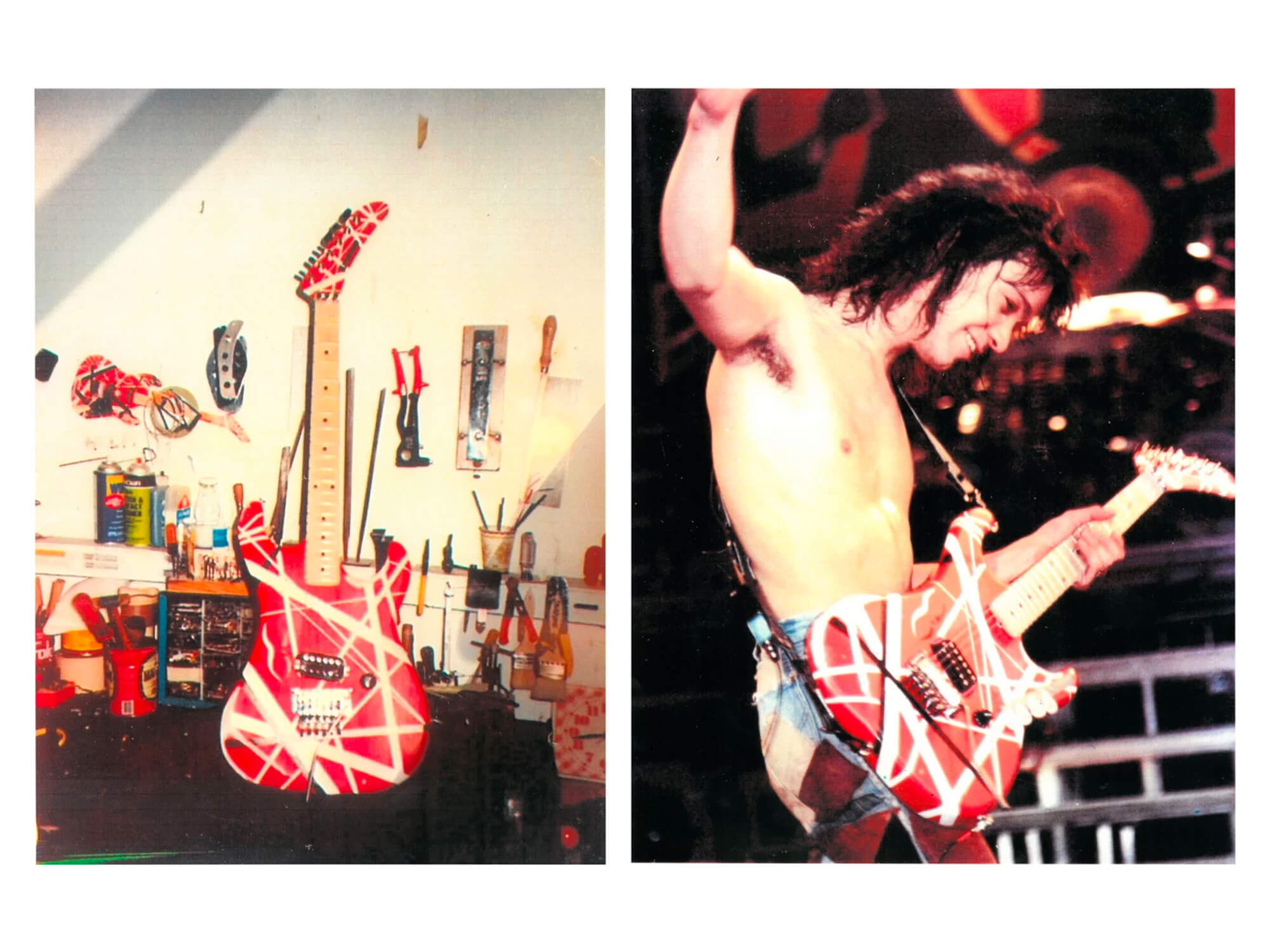 Eddie Van Halen's Kramer guitar from Hot For Teacher video