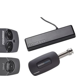 A Fishman PowerTap Infinity acoustic guitar pickup system