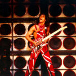 Eddie Van Halen iconic guitar pose