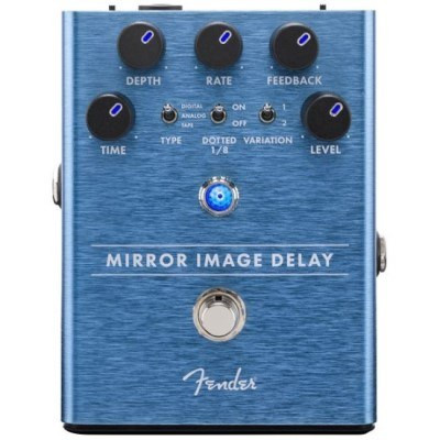 The Fender Mirror Image Delay Pedal, offering a range of delay types in a versatile and affordable package.