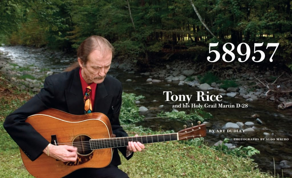 Tony Rice playing his iconic 1935 Martin D-28 guitar