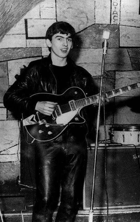 George Harrison with his 1957 Gretsch PX6128 Duo Jet
