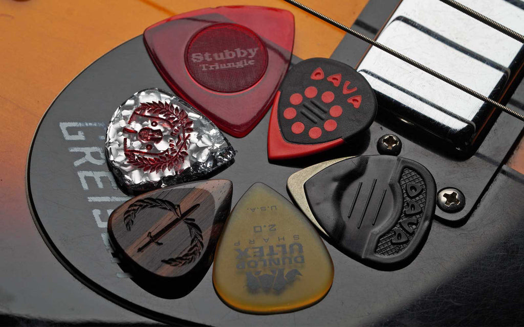 guitar picks material, bass players, play bass, thicker pick, bass tones