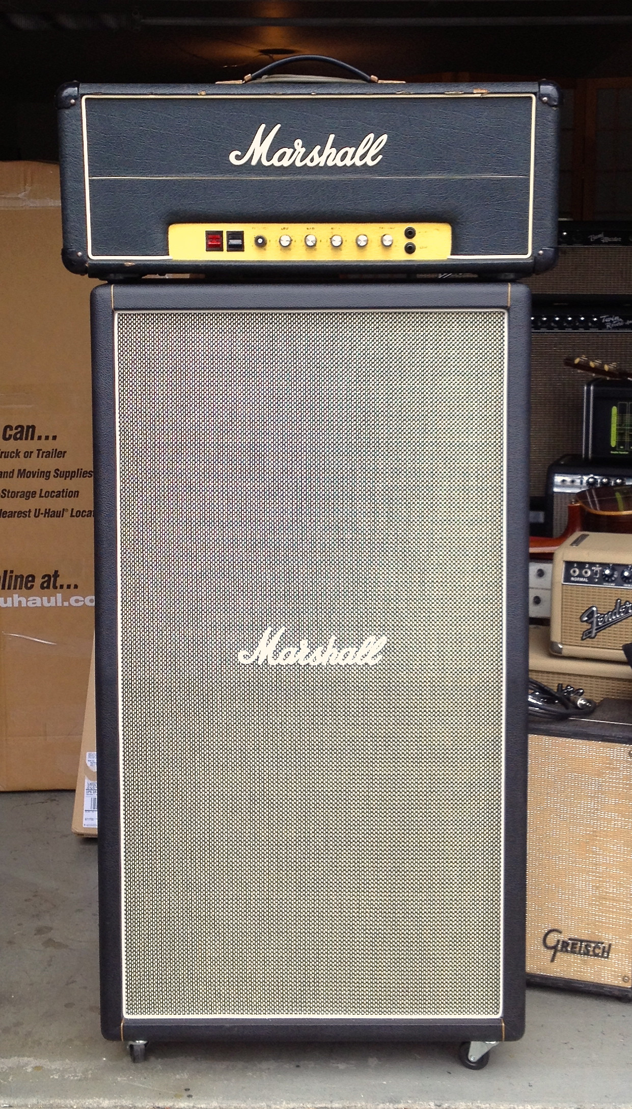 I installed a medium Marshall logo to match my head, but it