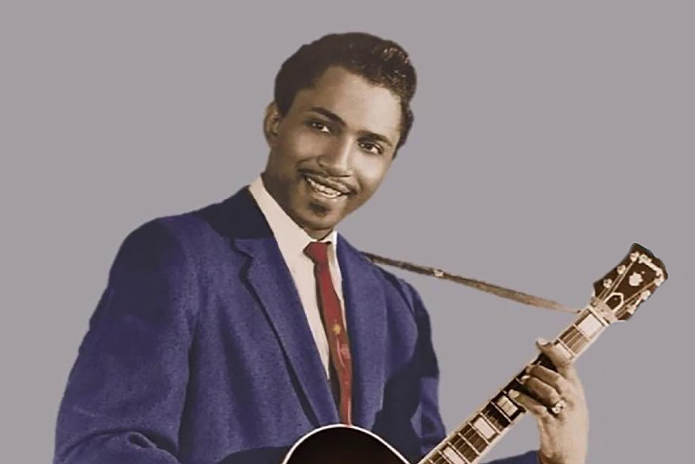 Jimmy Nolen performing with James Brown, pioneering funk guitar rhythm and creating the signature James Brown sound