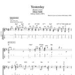 Yesterday Guitar Tabs by Johnny Smith - Electric Jazz Guitar Transcription