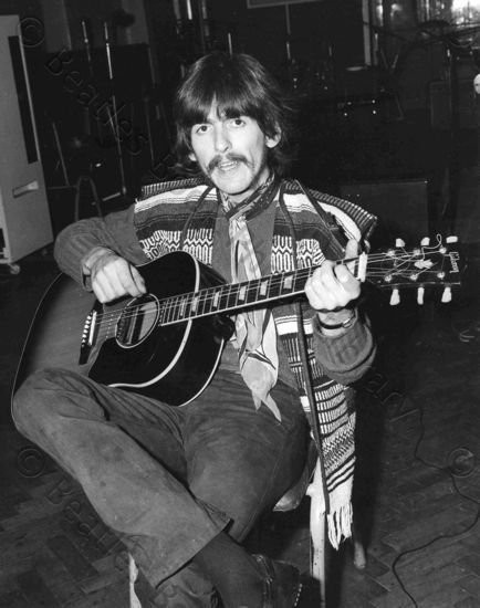 George Harrison's 1962 Gibson J-160E acoustic-electric guitar