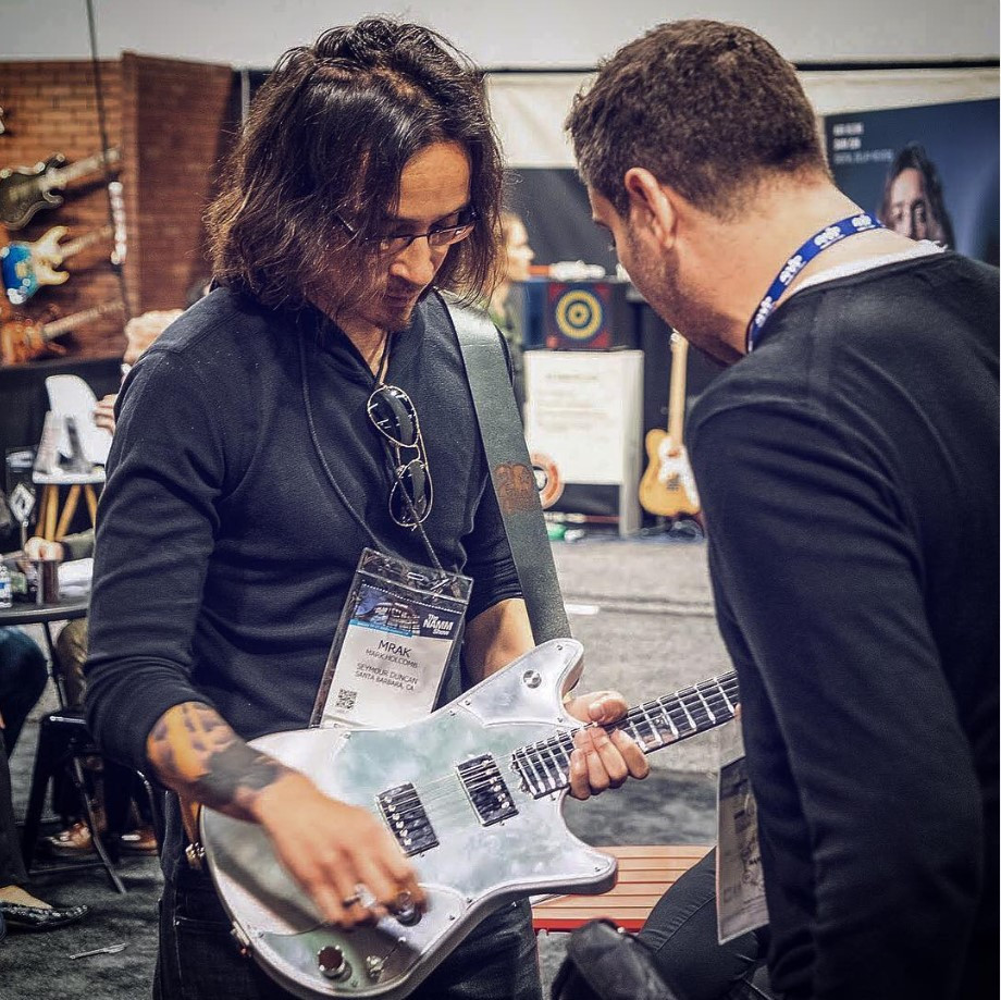 Mark Holcomb Periphery Ray Planet Aluminum Guitar