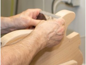 Sanding a Custom Guitar Body