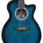 prs acoustic guitar body wood grain