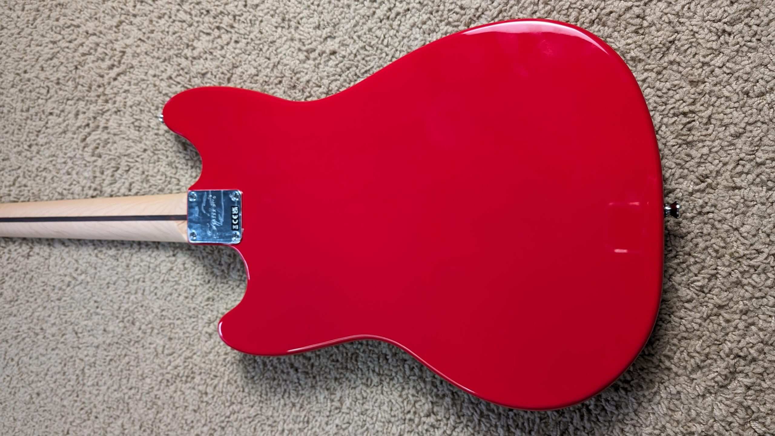 Squier Sonic Mustang Back View