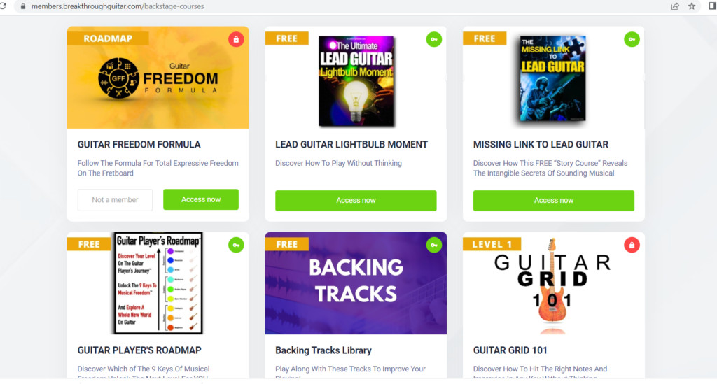 Breakthrough Guitar Tripwire Course