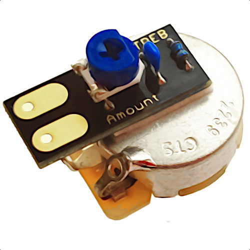 CTS 500K Pro Guitar Pot with Variable Treble Bleed Circuit pre-wired