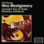 Wes Montgomery playing his natural Gibson L5-CESN guitar with humbucker pickups, as seen on the album "Full House".