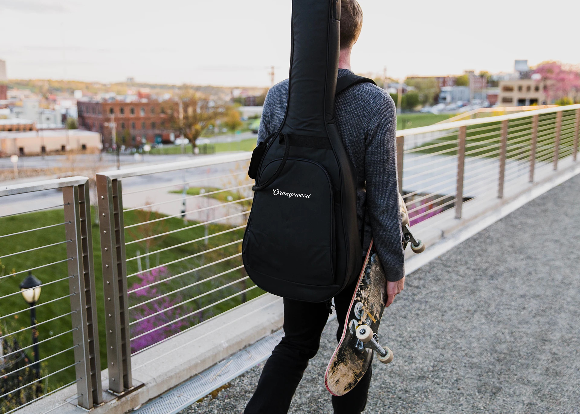 Carrying guitar onboard