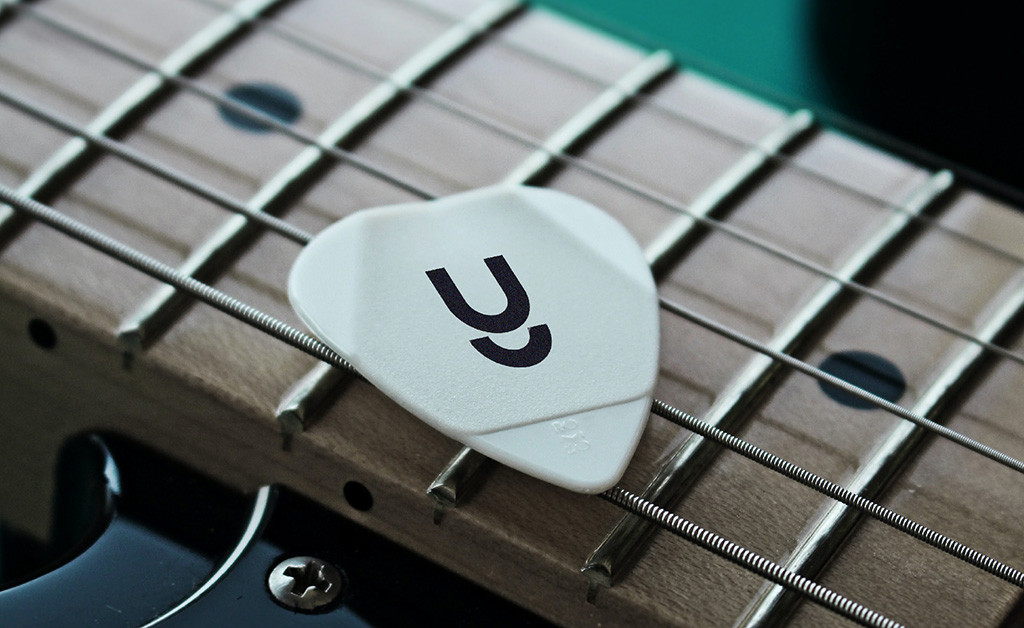 Guitar pick close-up