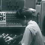 Derek Varnals working at the Studio Two console