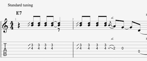 E7 Riff 1