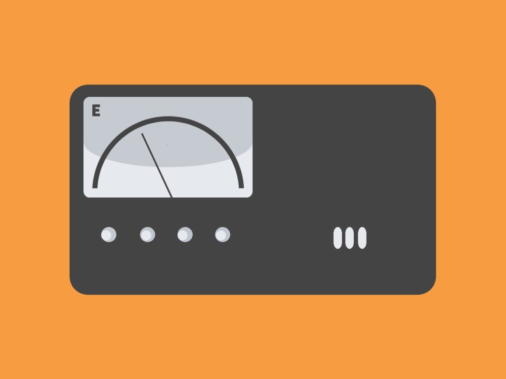 An Electronic guitar tuner