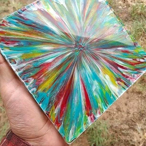 guitar pick, epoxy resin mix, smooth technique, details, patterns