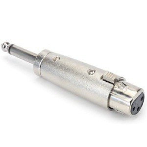 Tisino XLRF to 1/4" TS Adapter