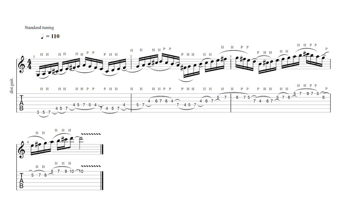 Lick In the Style of Joe Satriani